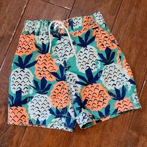 Baby Gap Boys 2t Tropical Pineapple Swim Trunks